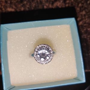 Touchstone crystal ring
